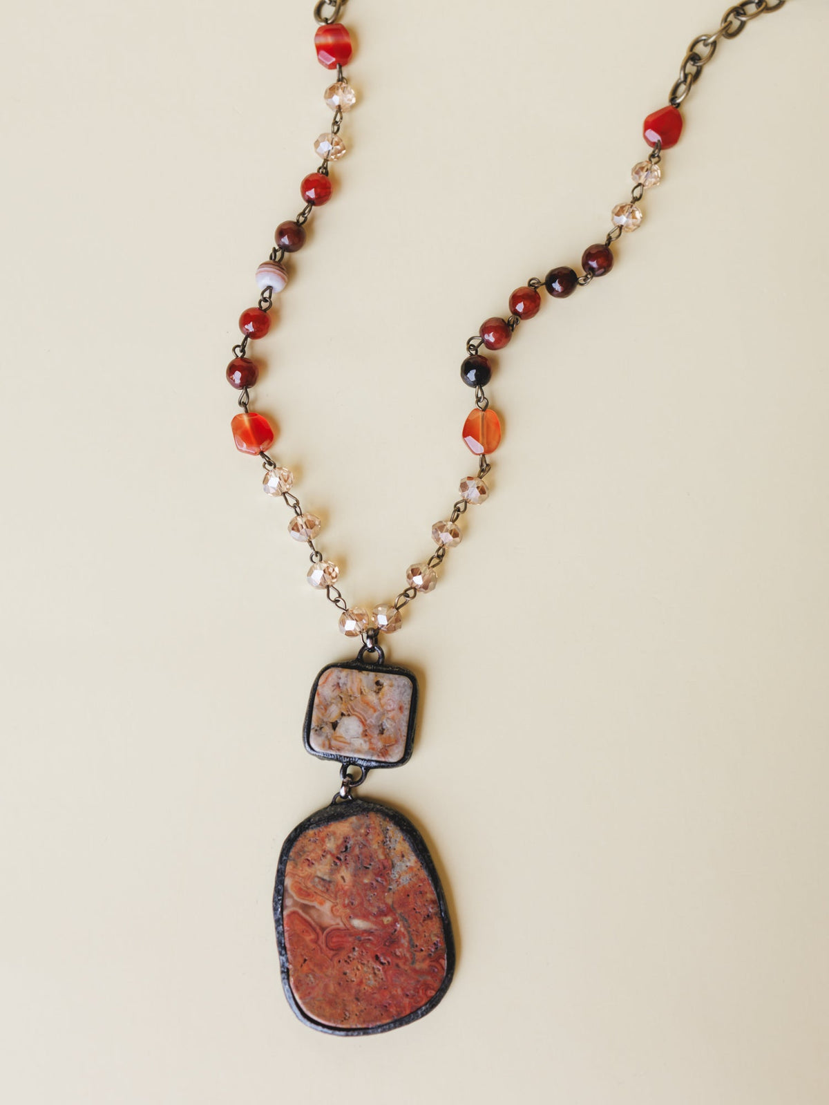 Darby Necklace Gemstone Necklace - Multi