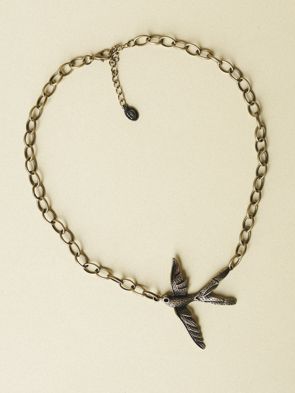 Zelda Bird Necklace - Bronze