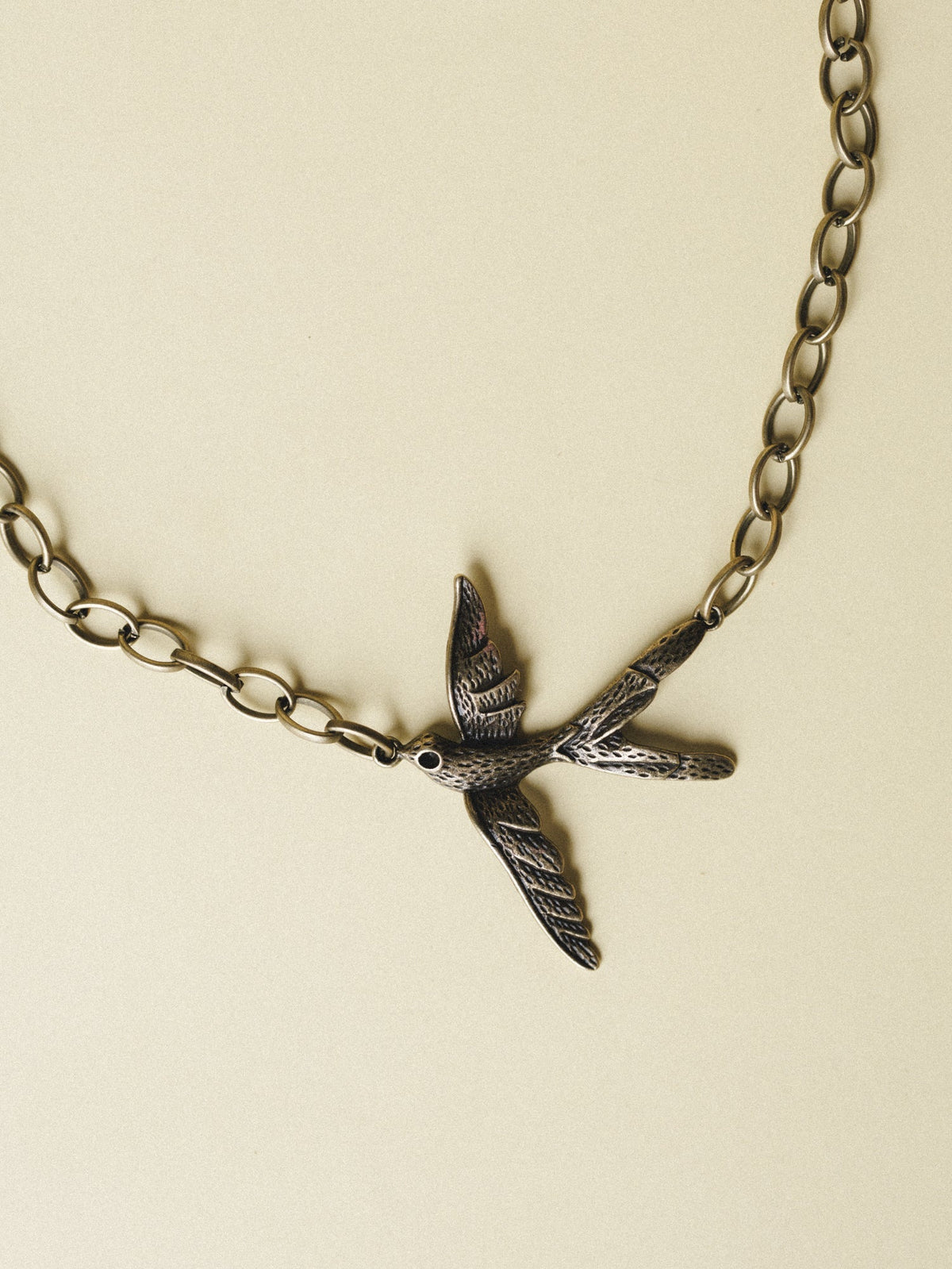 Zelda Bird Necklace - Bronze