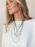 Grace Layered Necklace - Bronze