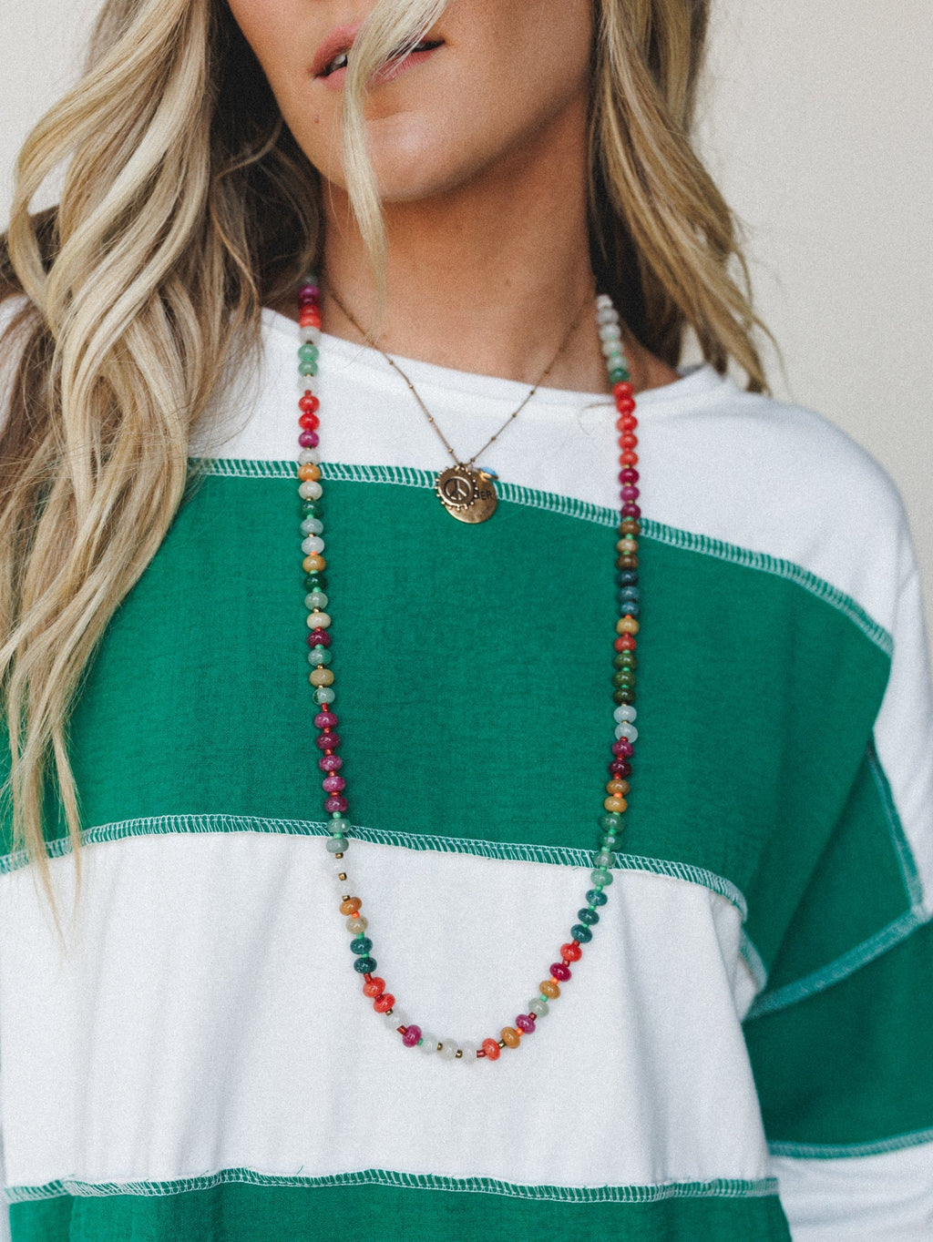 Begonia Multi Beaded Necklace - Multi