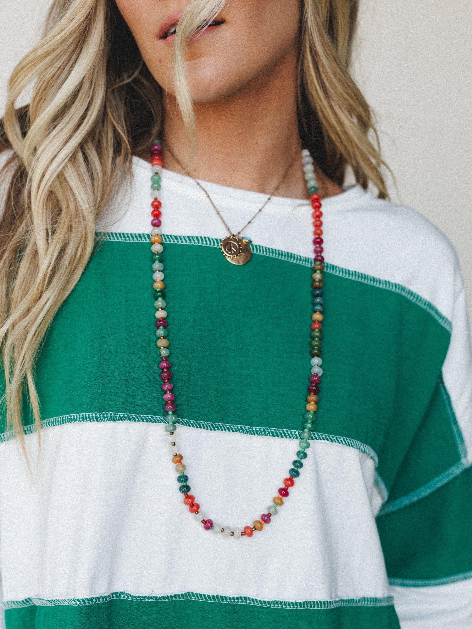 Begonia Multi Beaded Necklace - Multi