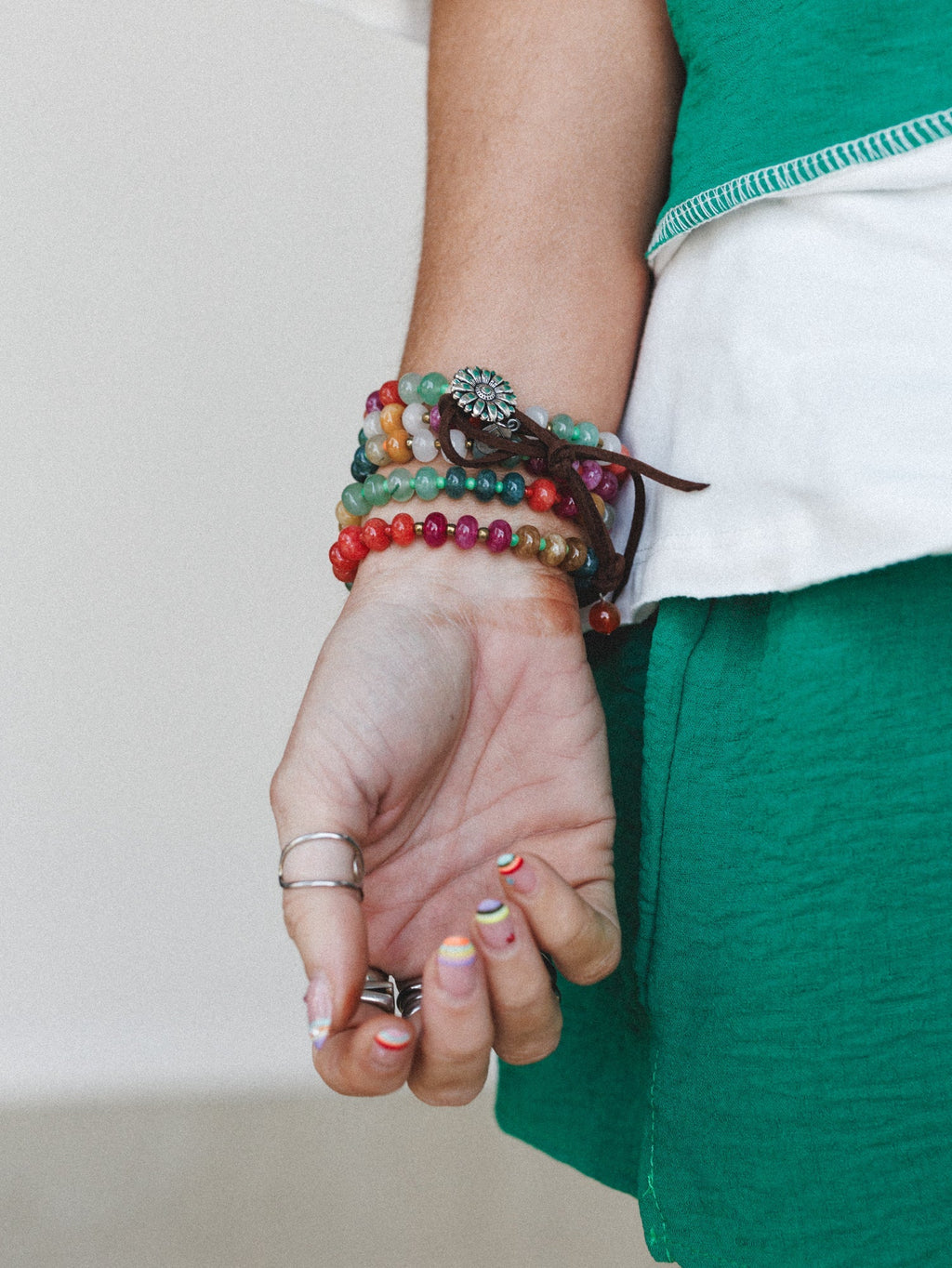 Begonia Multi Beaded Necklace - Multi