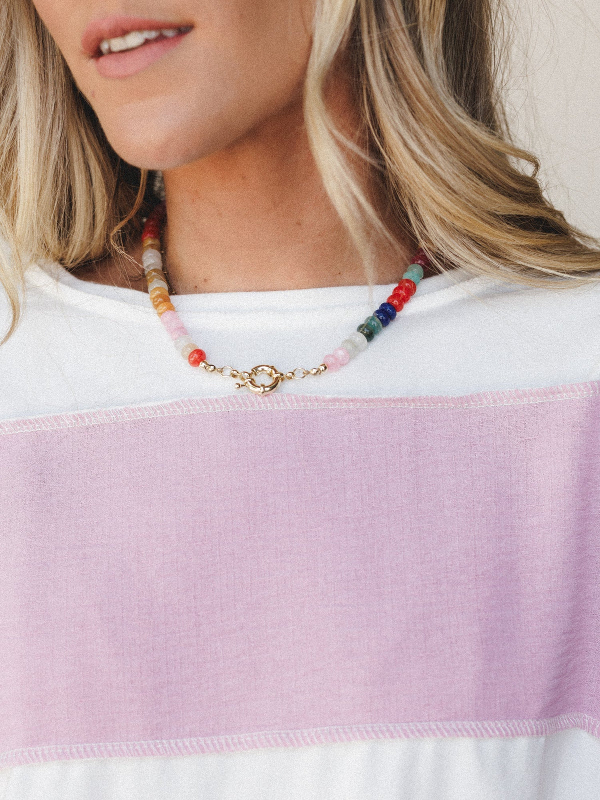 Camille Beaded Necklace - Multi