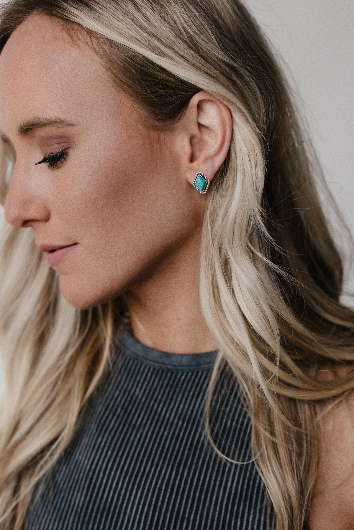 Rodeo Glow Earrings - Turquoise
