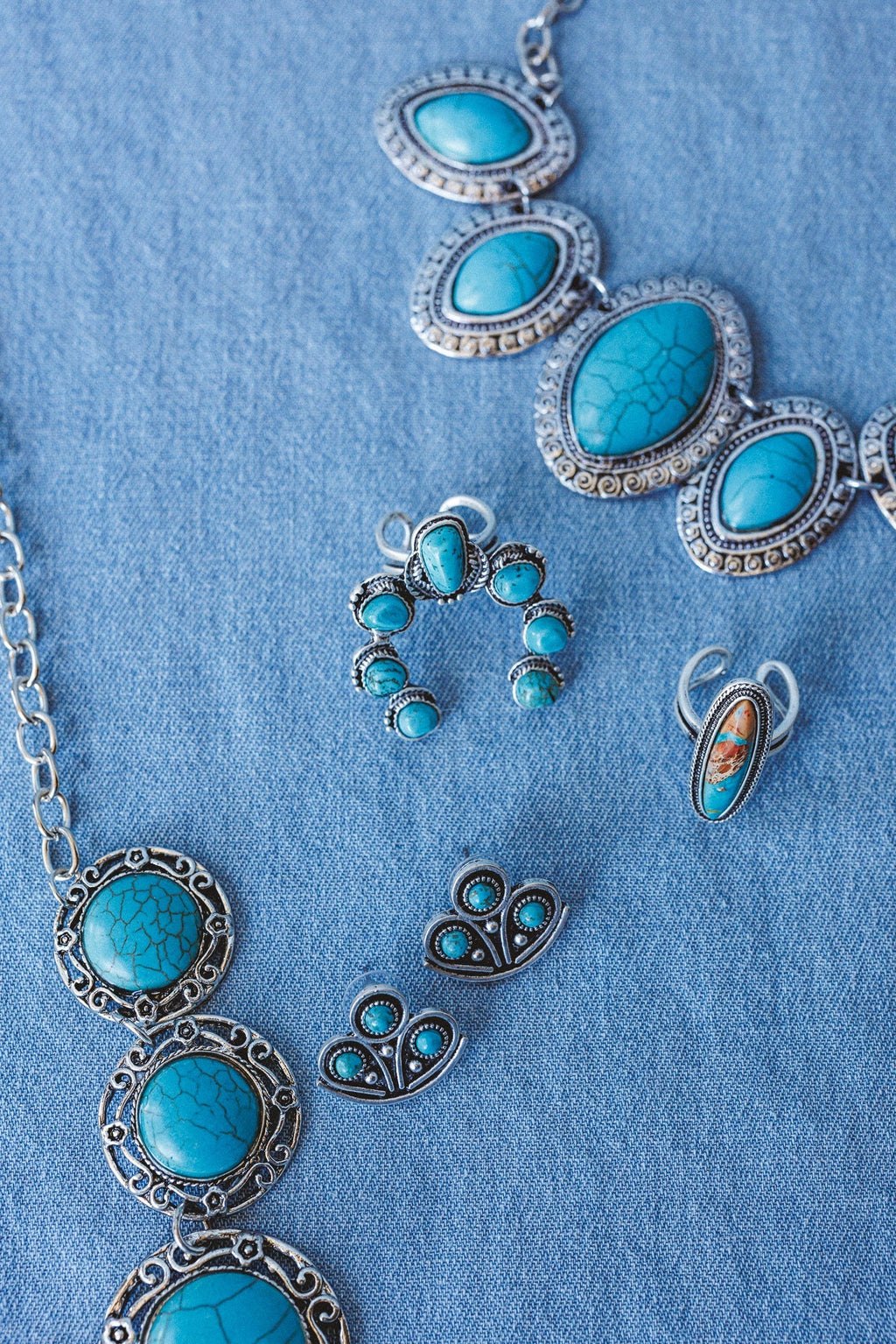 Celia Blossom Turquoise Ring - Turquoise