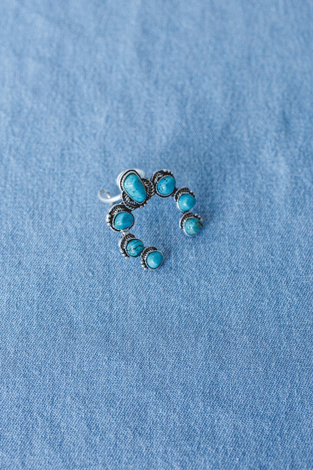 Celia Blossom Turquoise Ring - Turquoise
