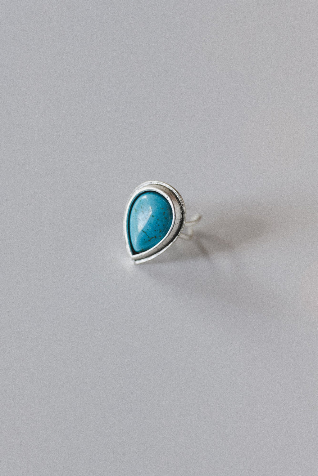 Cactus Tear Ring - Turquoise