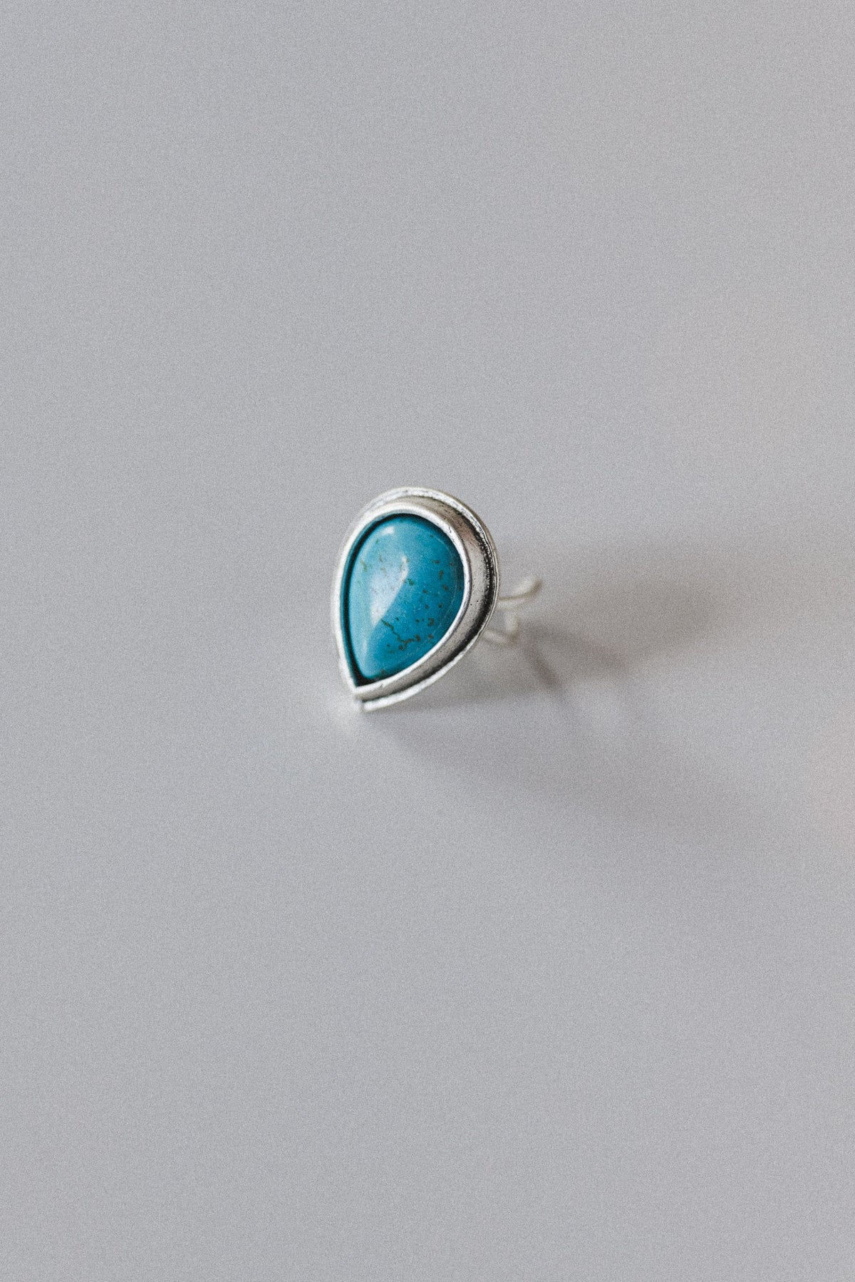 Cactus Tear Ring - Turquoise