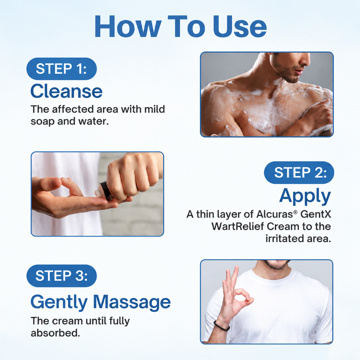 Alcuras® GentX WartRelief Cream