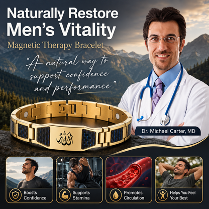 Men’s Strength & Vitality Bracelet💯Upgrade Your Energy, Style, and Confidence