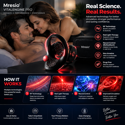 🔥Mresio® VitalEngine Pro-The #1 5-in-1 at-home trainer that reverses ED; PE with advanced Precision