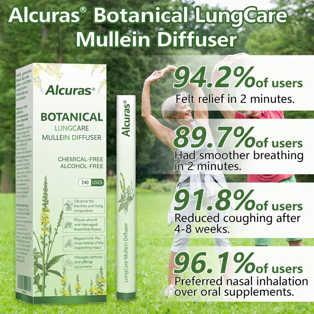 🔥Alcuras® Botanical LungCare Mullein Diffuser