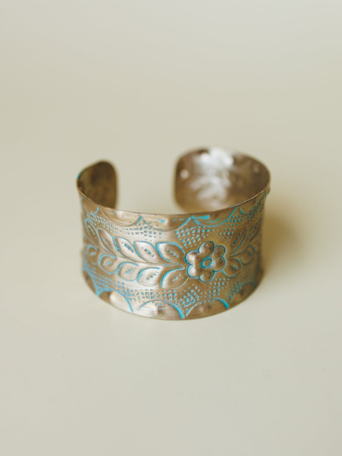 Petals in the Wind Cuff - Gold