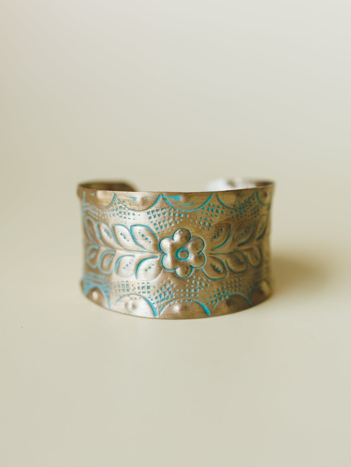 Petals in the Wind Cuff - Gold