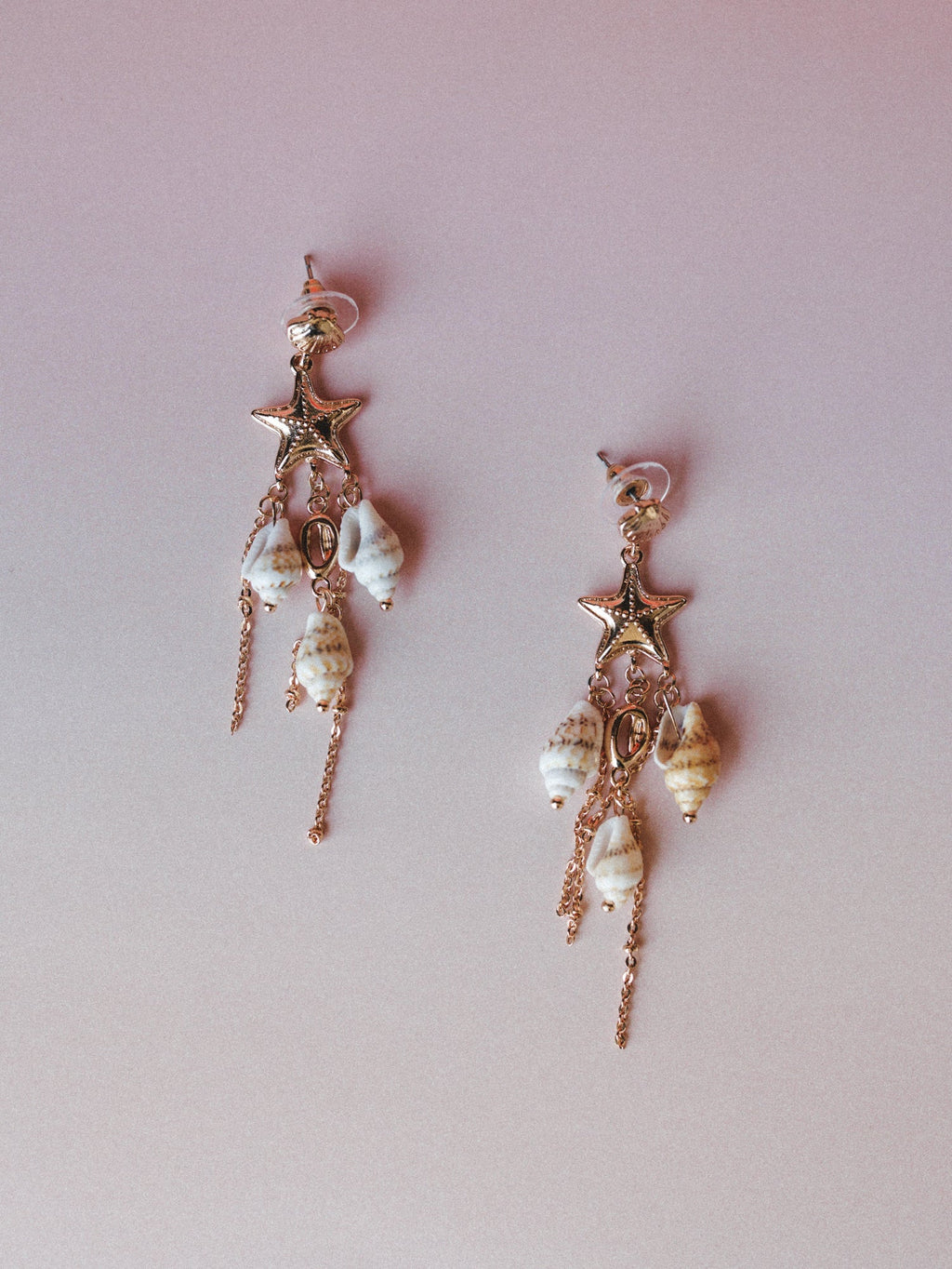 Pia Seashell Earrings - Gold