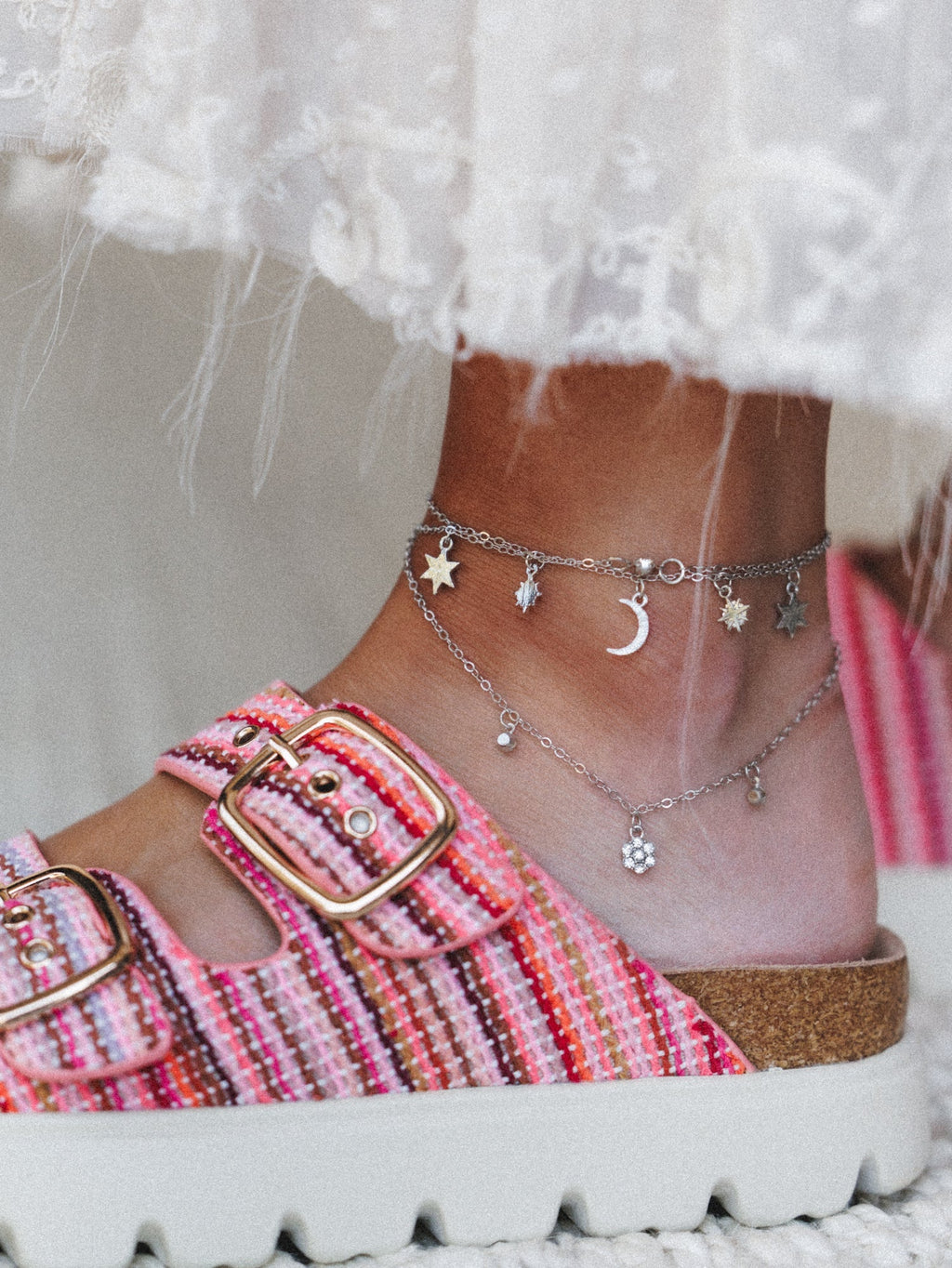 Moonlit Anklet - Silver