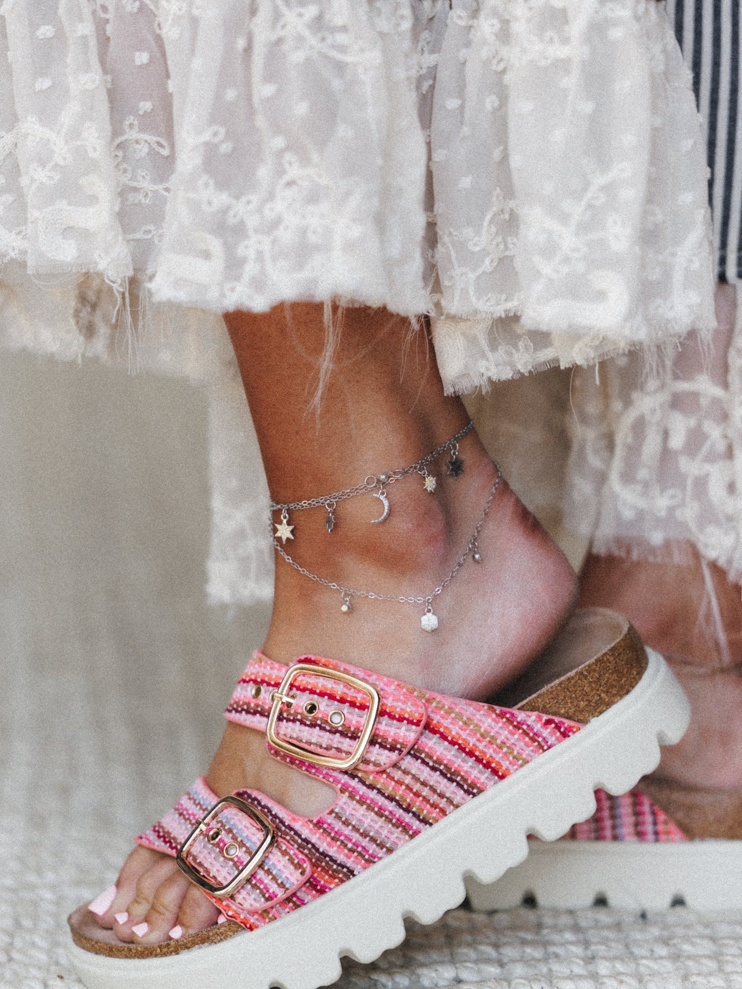 Moonlit Anklet - Silver