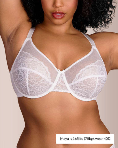 Paiduis® Floral Lace Underwire Bra