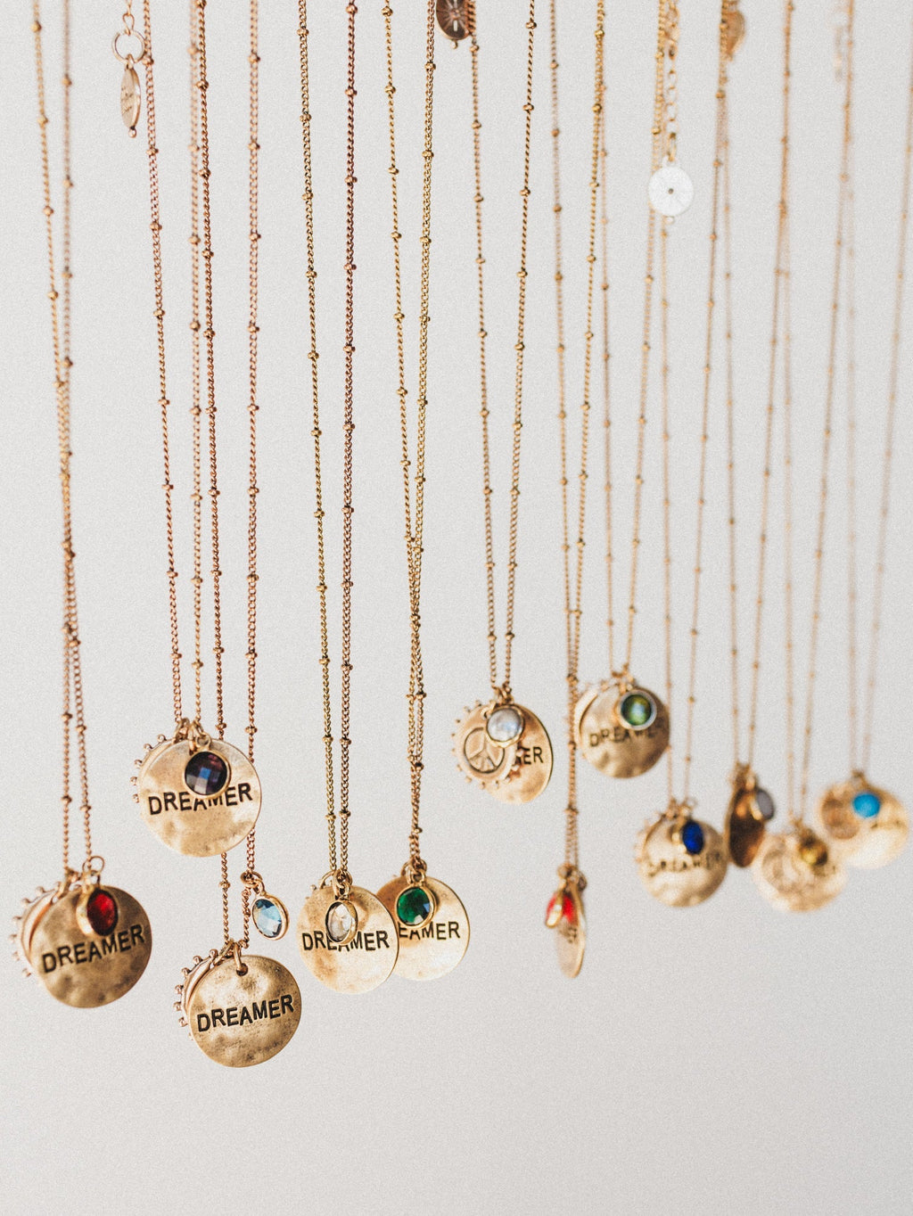 July Dreamer Birthstone Necklace - Ruby