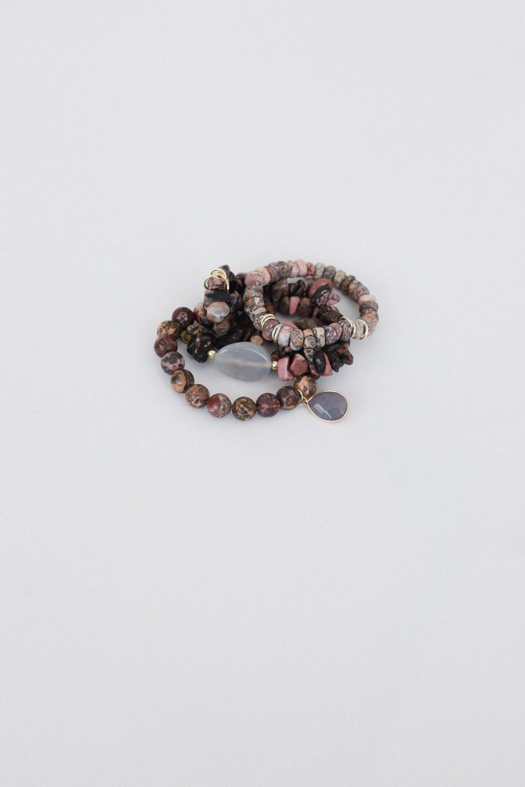 Wild Rose Bracelet Set - Pink