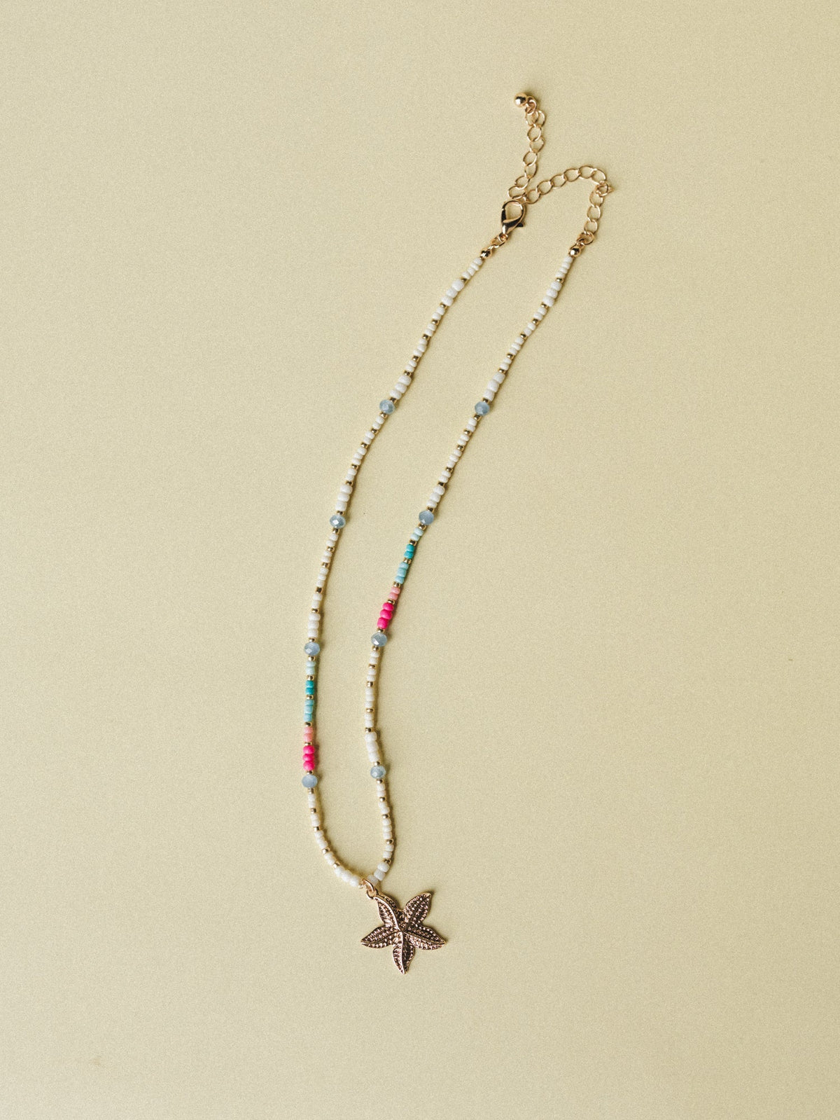 Vacay Memories Necklace  - Gold Multi