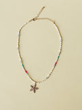 Vacay Memories Necklace  - Gold Multi