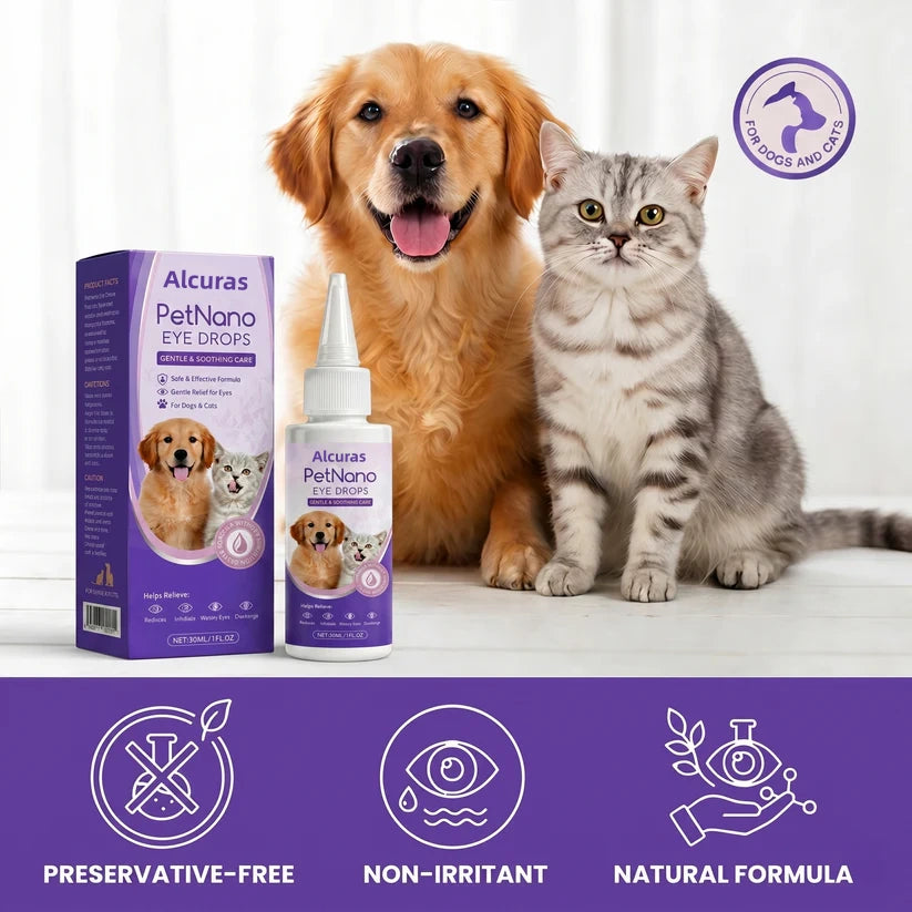 🔥Final 60% OFF Alcuras™ PetNano Eye Drops