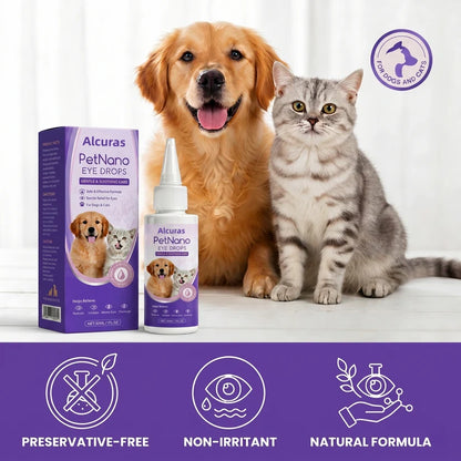 🔥Final 60% OFF Alcuras™ PetNano Eye Drops