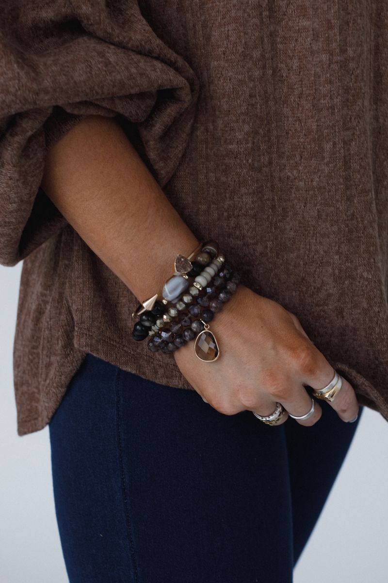 Midnight Bracelet Set - Purple Multi