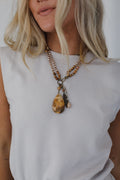 Mountain Meadow Necklace - Taupe Multi