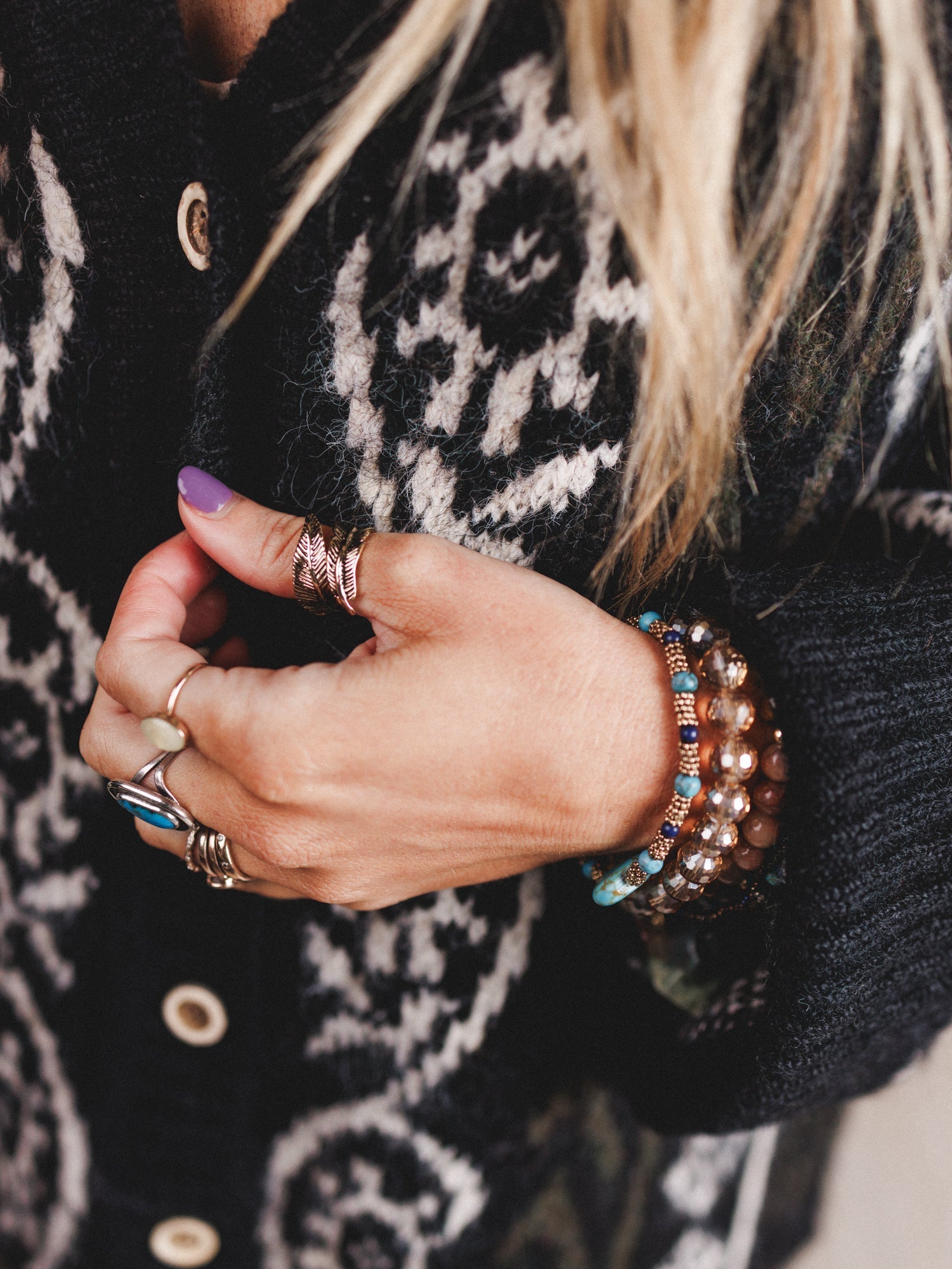 Crown Of Feathers Ring - Gold
