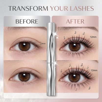 Waterproof Lengthening & Curling Black Mascara