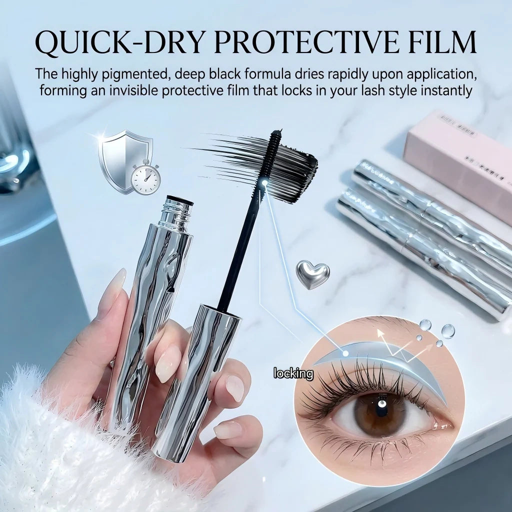 Waterproof Lengthening & Curling Black Mascara