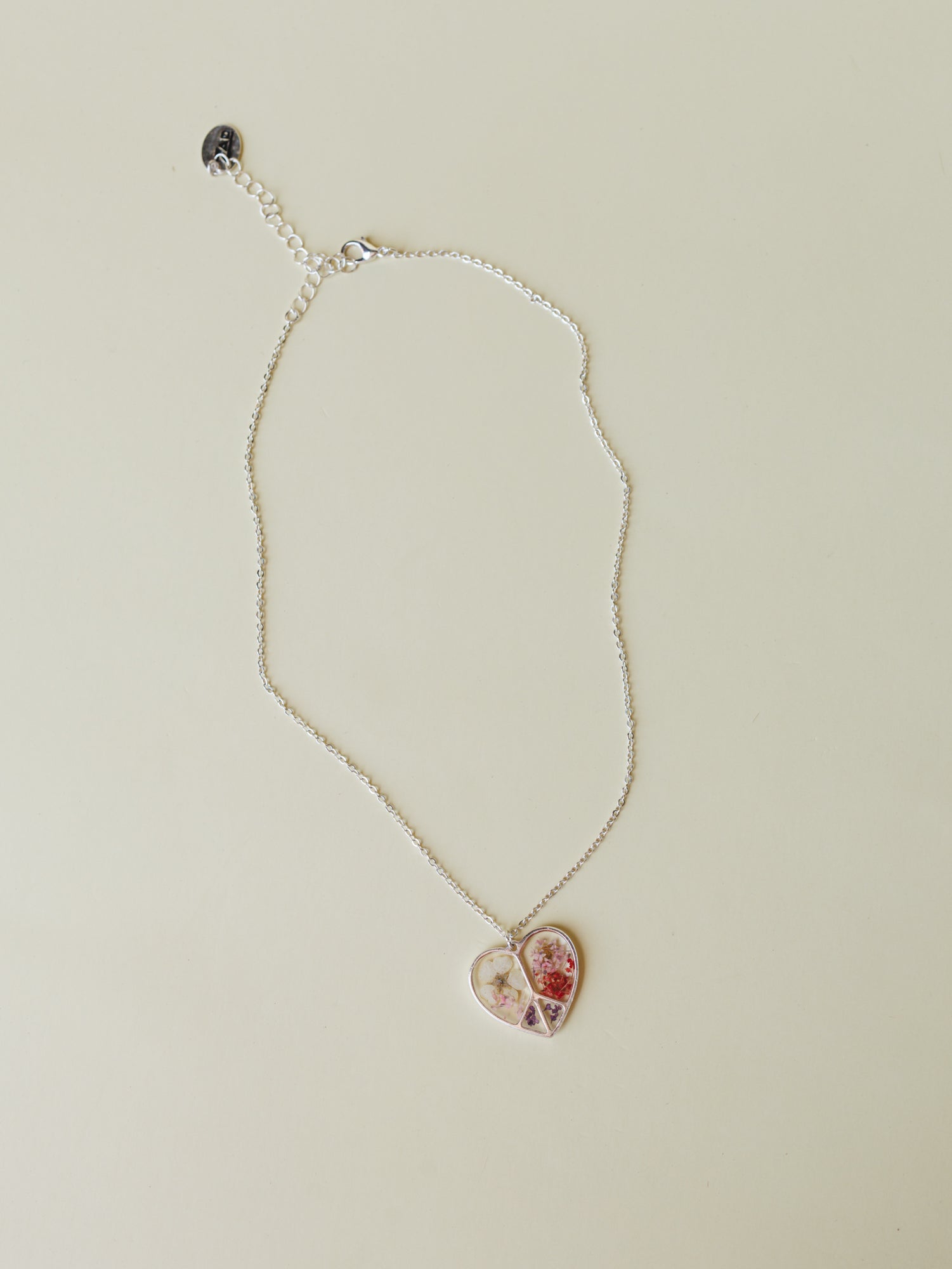 Petals Of Peace Necklace - Silver