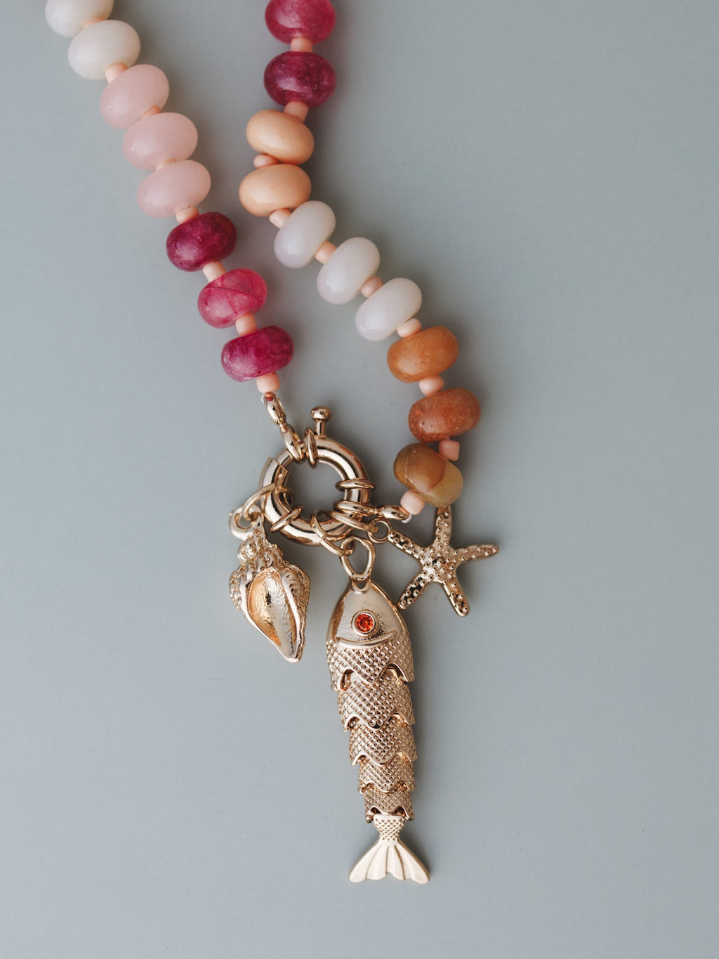 Ocean Trove Necklace - Pink
