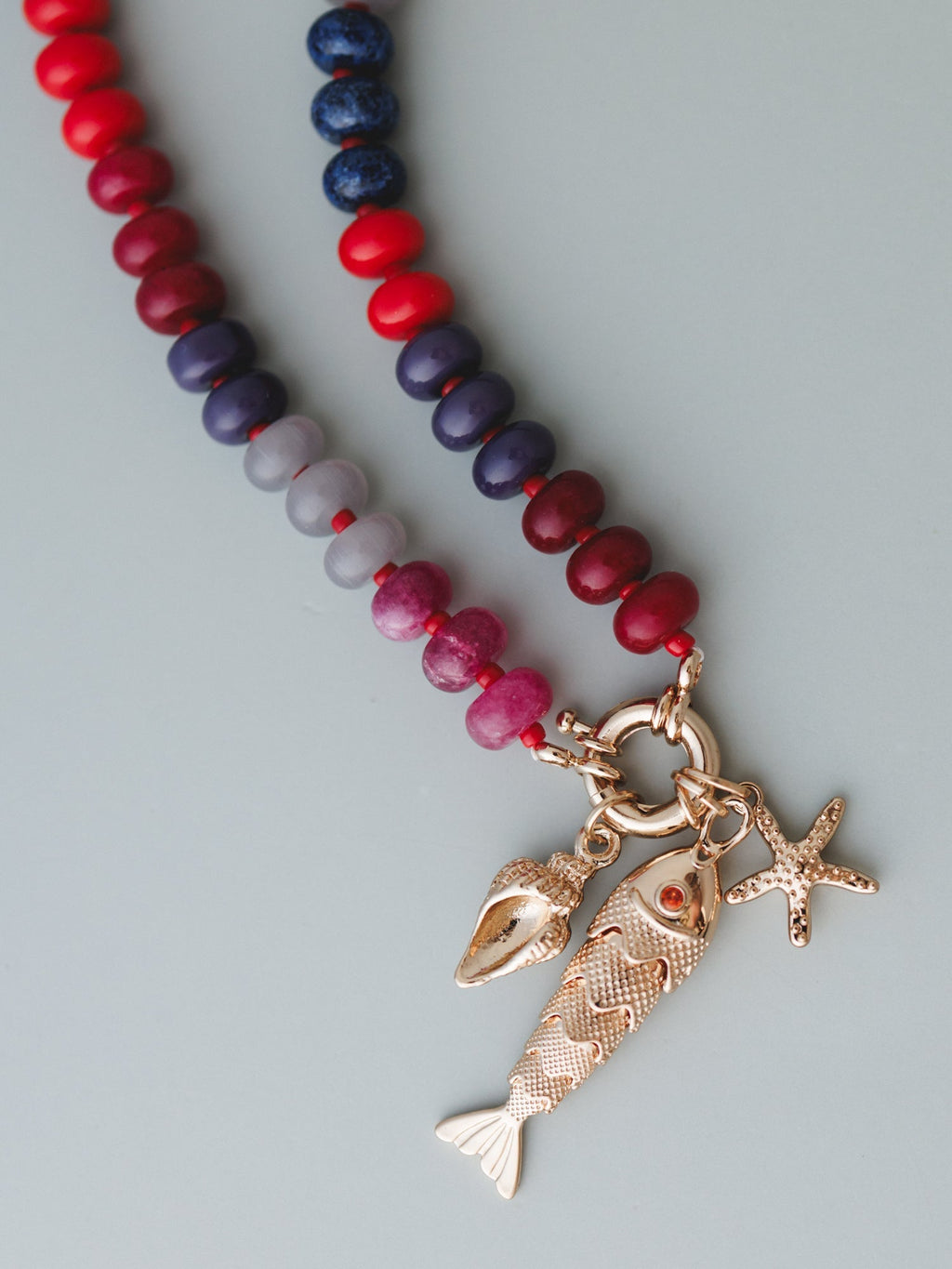 Ocean Trove Necklace - Red