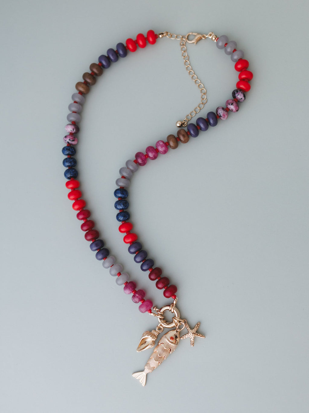 Ocean Trove Necklace - Red