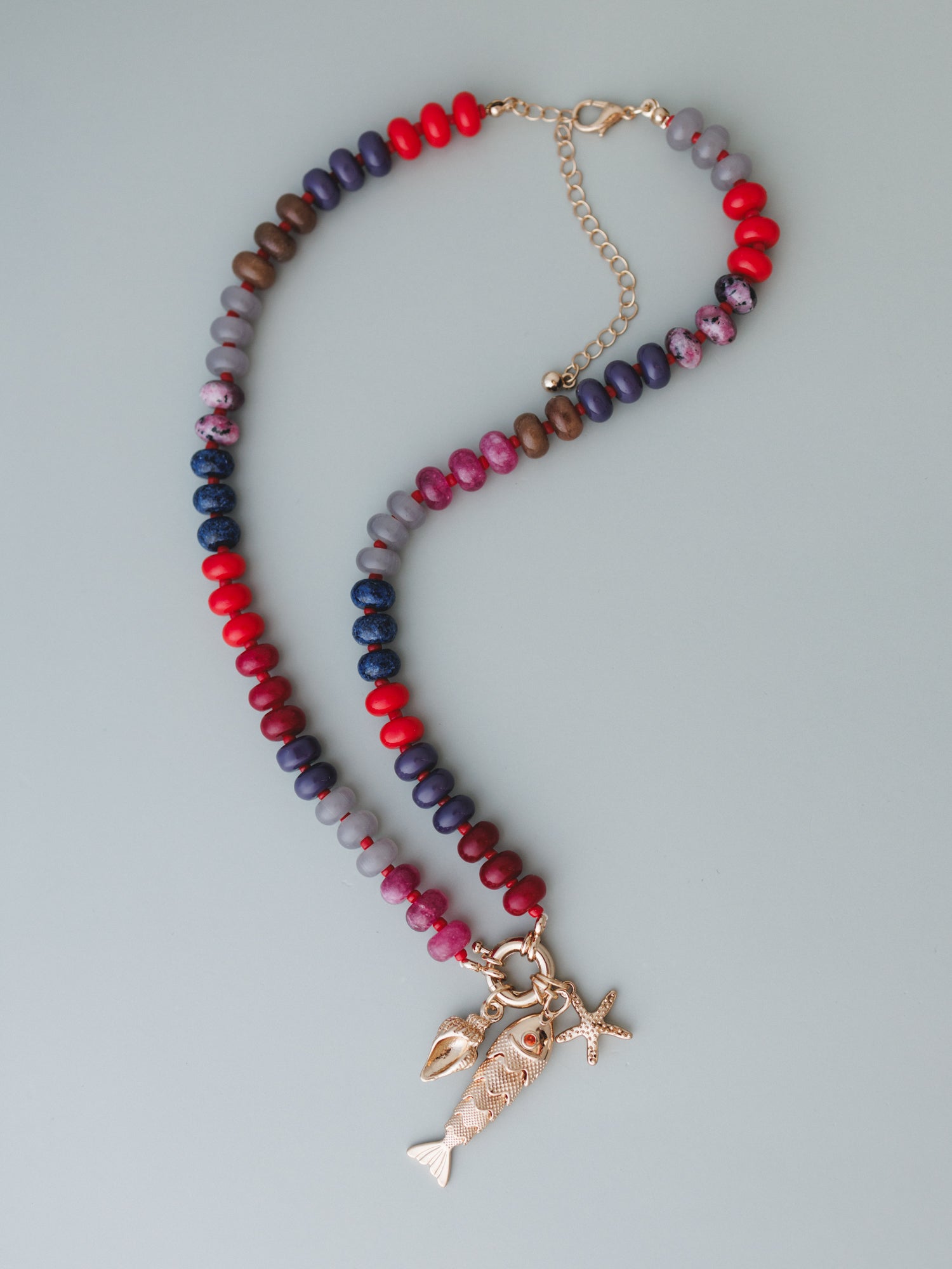 Ocean Trove Necklace - Red