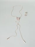 Butterfly Kisses Necklace & Earring Set - Gold