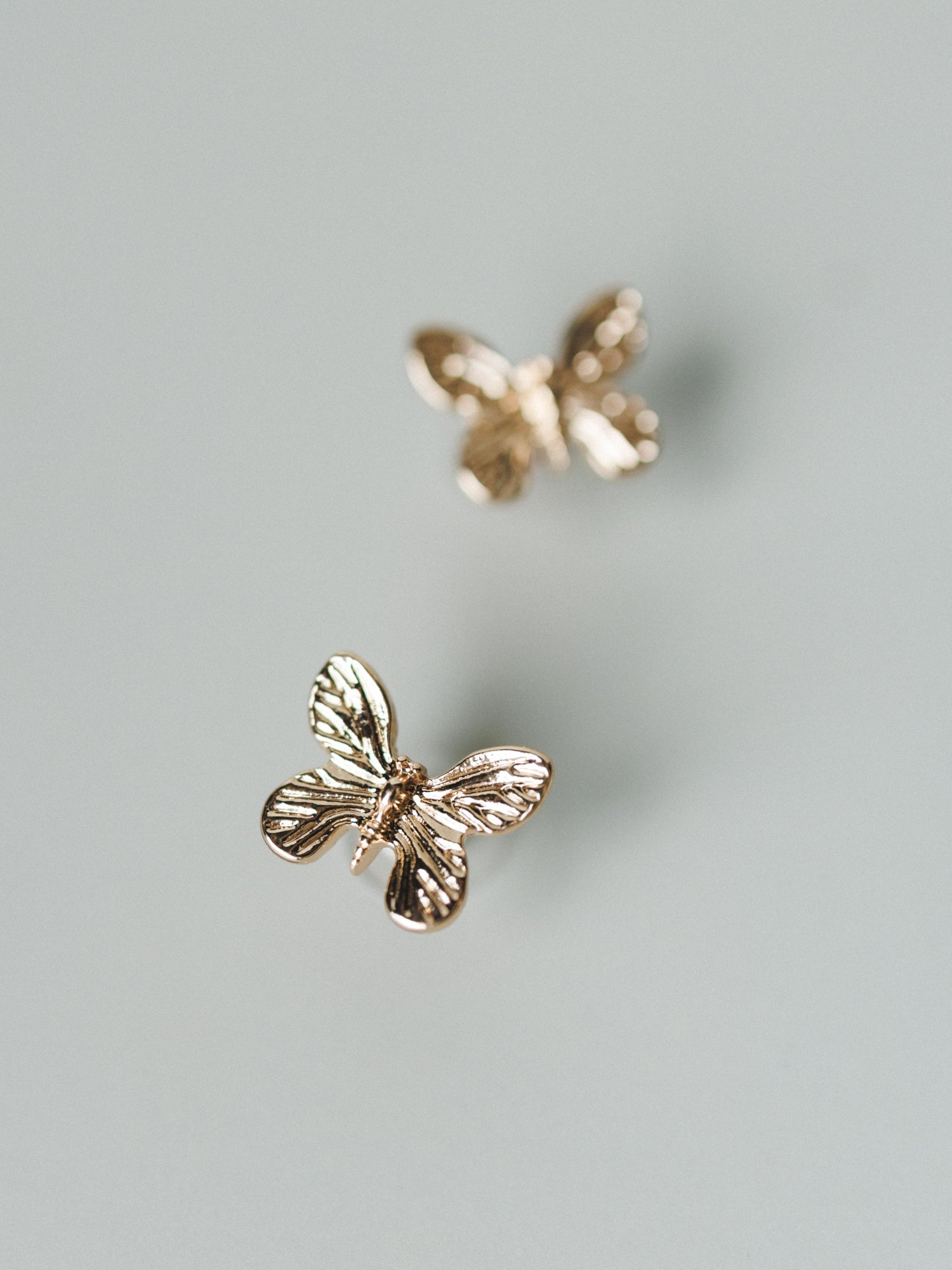 Butterfly Kisses Necklace & Earring Set - Gold