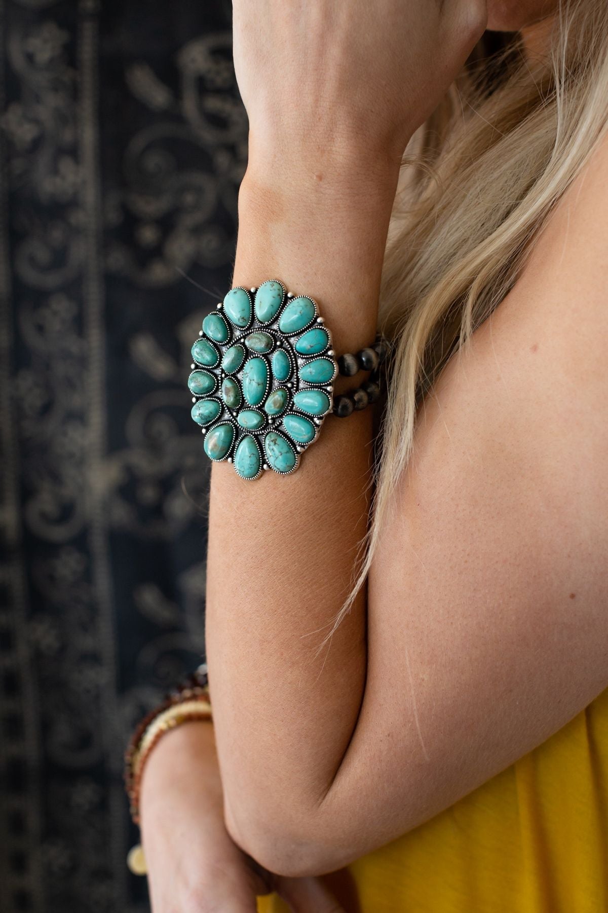 High Noon Turquoise Cuff Bracelet