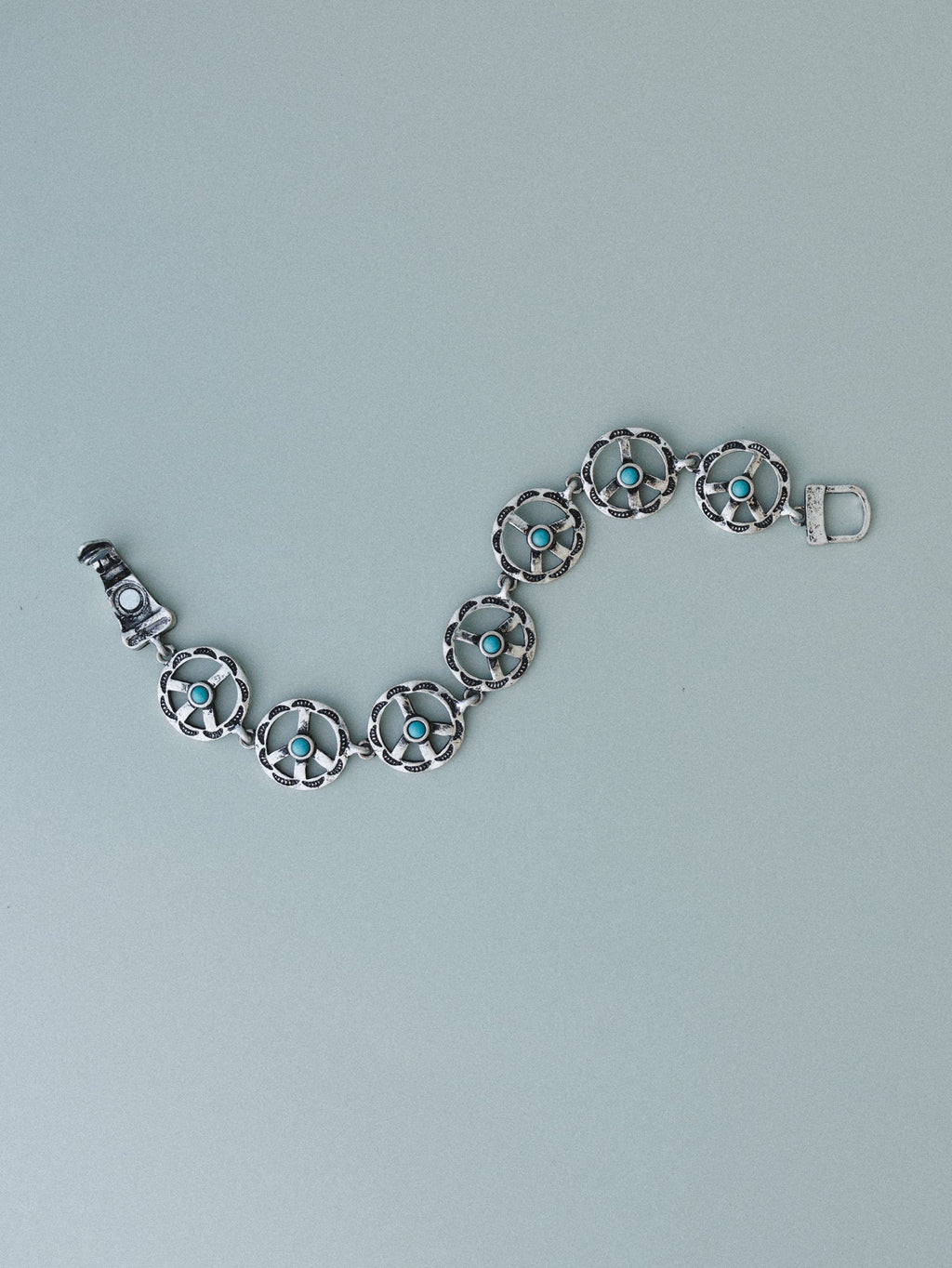 Peace Locked In Bracelet - Turquoise
