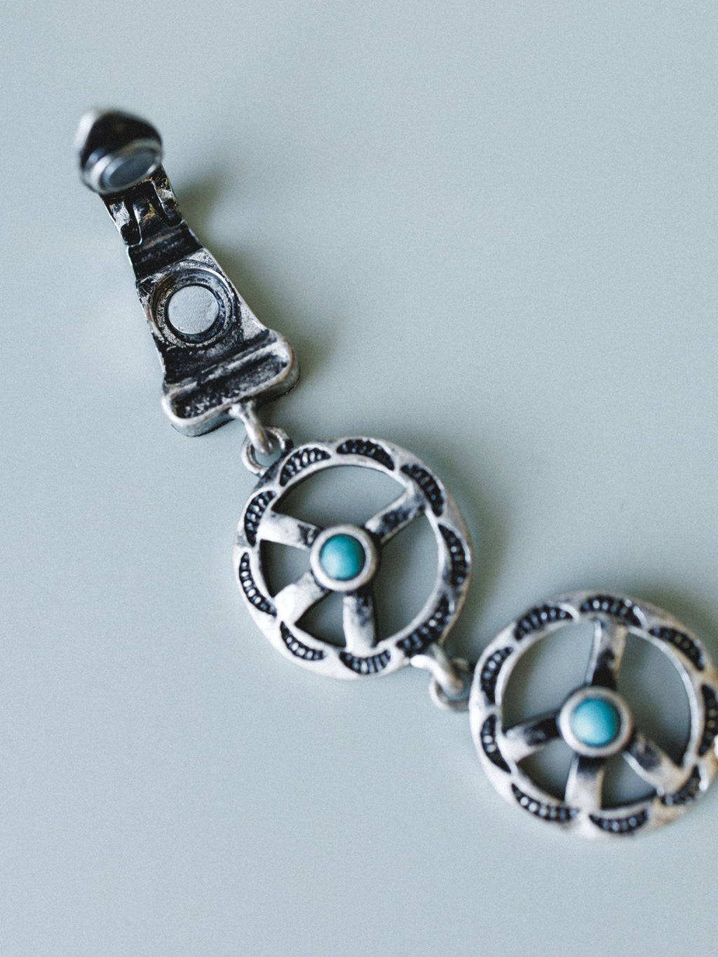 Peace Locked In Bracelet - Turquoise