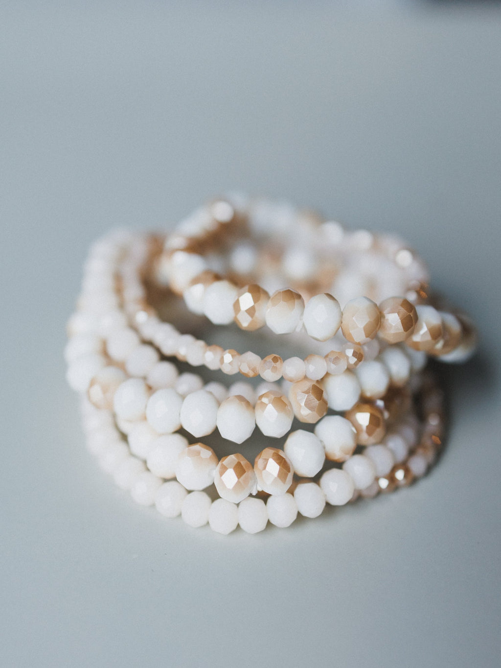 Nyssa Bracelet Set - Beige