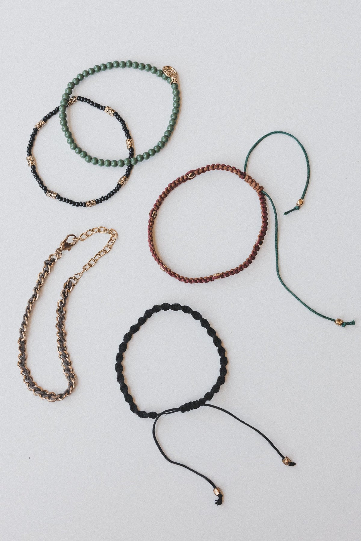Soft Tether Cord Bracelet - Natural