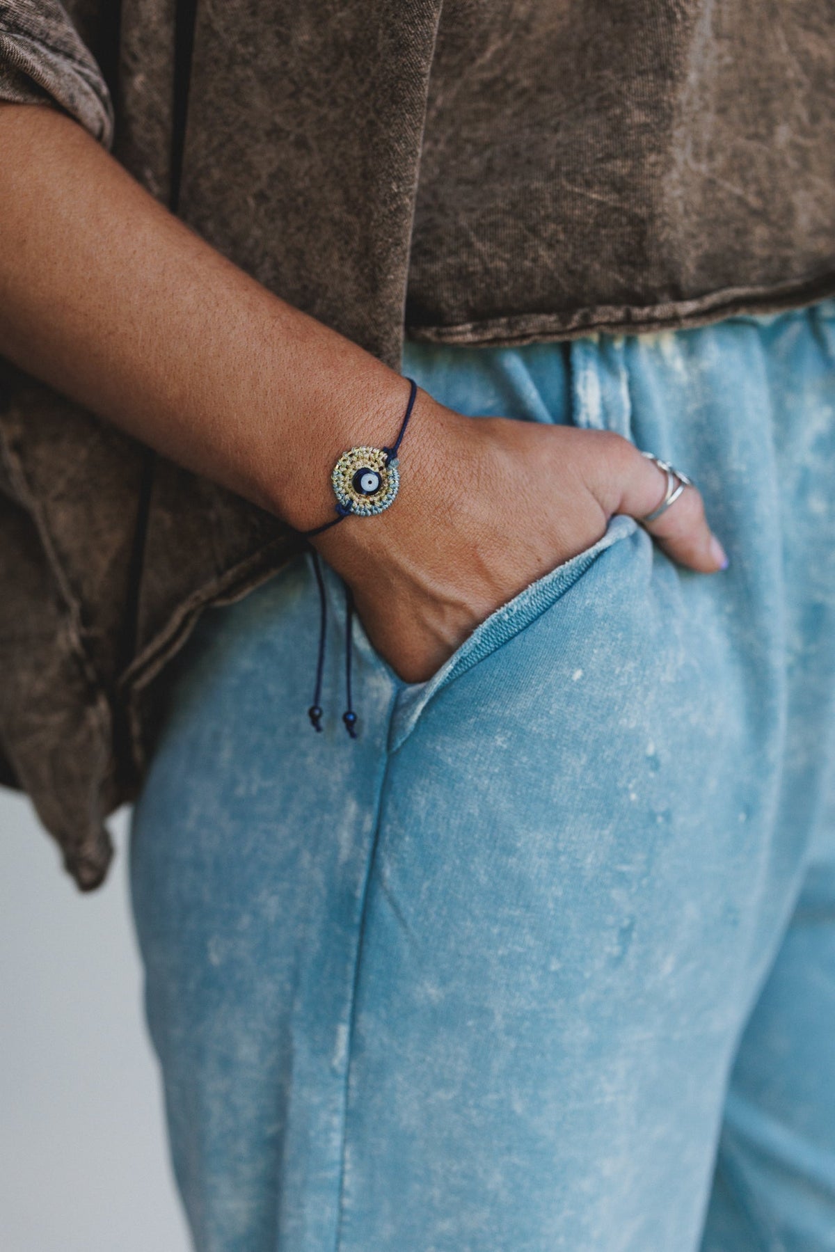 Tiny Magic Adjustable Bracelet - Blue