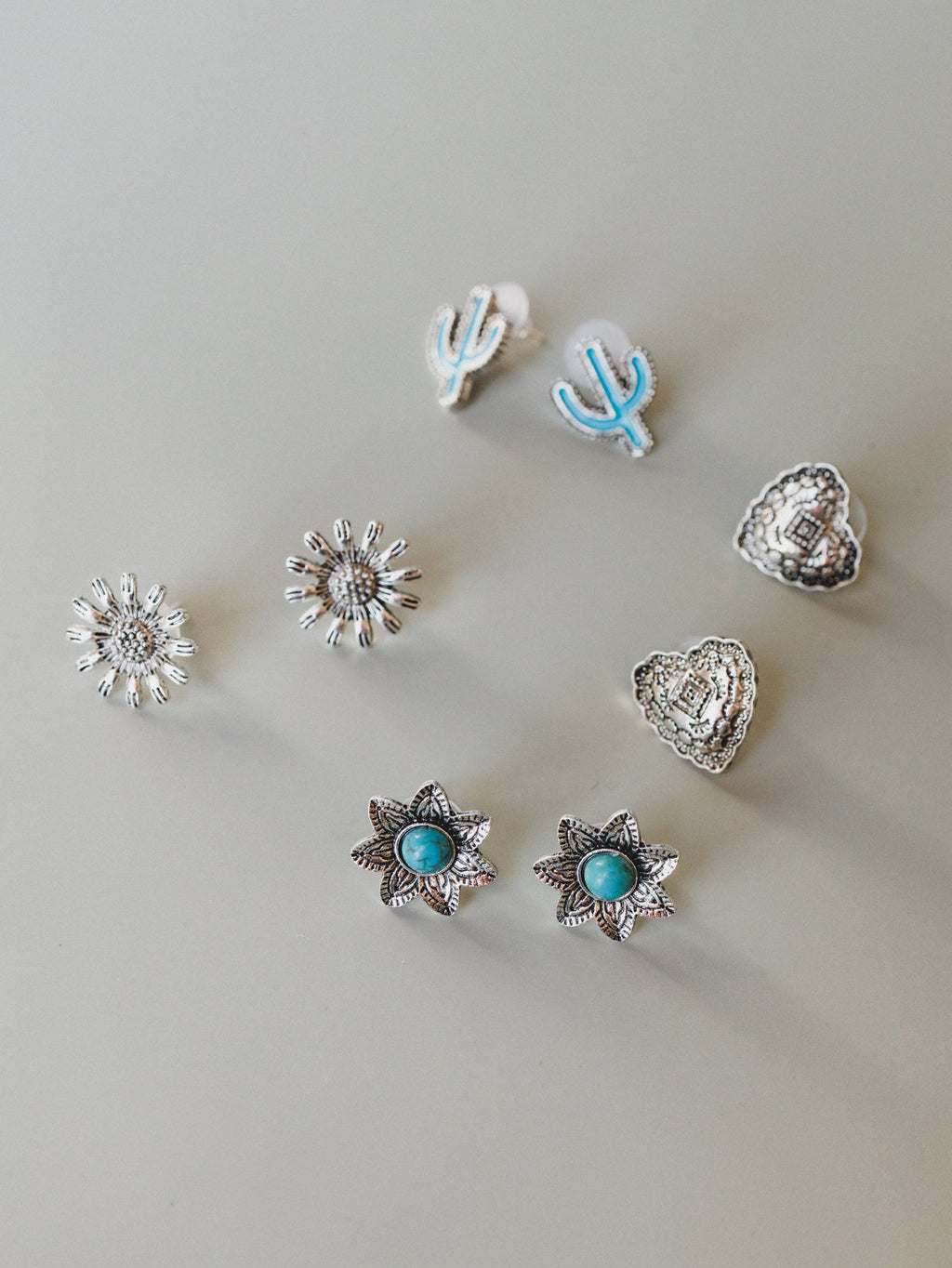 Ranch Life Stud Earrings - Silver
