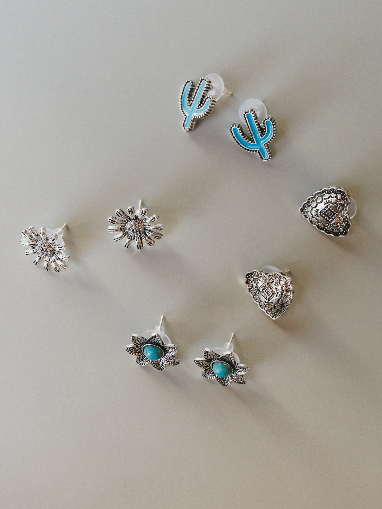 Ranch Life Stud Earrings - Silver
