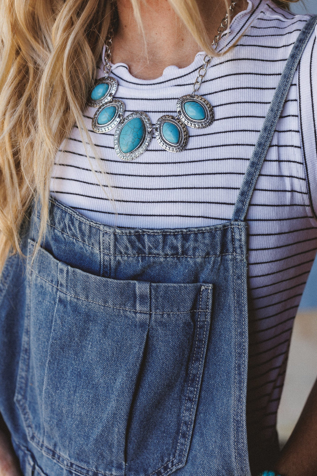 Opal Sky Necklace - Turquoise